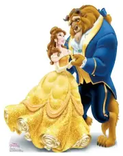 Princess Belle Beauty and The Beast Official Disney Mini Cardboard Cutout