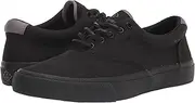 [Sperry] Men's Striper II CVO Seacycled Boat Shoe, Blackout, 4