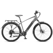 Progear E-Sierra Mens 700*18" Hybrid E-Bike Shadow