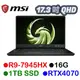 微星MSI Alpha 17 C7VG-027TW 17.3吋電競筆電 R9/16G/1TSSD/RTX4070