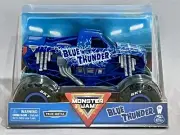 Spin Master Monster Jam True Metal - Blue Thunder 1:24 Diecast Truck Model BNIB