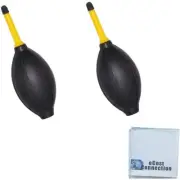 2PC Rubber Dust Blower set with Brush for Cleaning Camera Lens CCD Filter-Watch