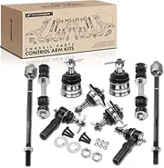 [A-premium] 10Pcs Front Suspension Kit, Sway Bar Link, Upper & Lower Ball Joint, Inner Outer Tie Rod End, Compatible with Chevrolet Camaro 1993-2001, Pontiac Firebird 1993-2001