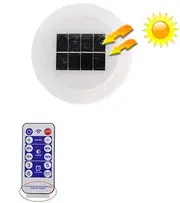 Solar Pool Light with RGB Remote Control Floating on Water Surface
