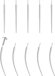 [Lsnevsie] 20G 18G 16G Piercing Taper Insertion Pin for Threadless Nose Lip Rings Labret Medusa Tragus Helix Cartilage Conch Earrings Stud Piercing Jewelry Hypoallergenic Taper Insertion Tool 10Pcs