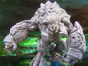 Undead Zombie Amber Hulk Rock Monster A Mini Miniature Model Character Figure