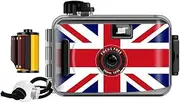Disposable Camera Reusable 35mm Film Camera, One time Imaging, 5m Waterproof, Retro Style Film Camera Multipack(G)