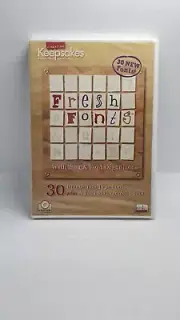 Creating Keepsakes: Fresh Fonts(CD-ROM) New