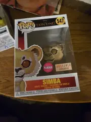Funko POP! Disney The Lion King SIMBA (Flocked)#547 *Box Lunch*