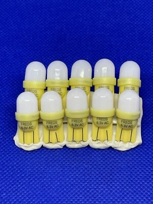 Pinball Machine 10 Pack of bright #555 Frosted 5050 SMD LED GOLDEN YELLOW