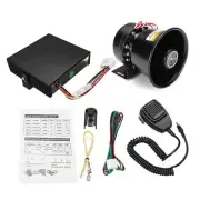 Car Siren Horn Mic 9 Sound 400W DC12V 150db Police Fire Car Warning Alarm Lou...