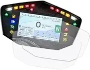 Screen Protector, for Aprilia, Shiver900 Shiver 900 RSV4 TUONO 2017-2019 Motorcycle Accessories Cluster Scratch Protection Film Screen Protector Motorcycle Dashboard Screen Protector(BLACK 3pi