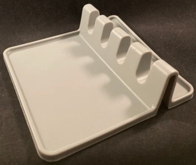 Spoon Rest w/ Drip Pad - Heat Resistant - Kitchen Cooking Utensil Spatula Holder
