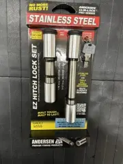 Andersen 3493 Stainless Steel Lock Set for EZ/EZ HD Hitches /2 keys Keyed Alike