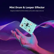 M-VAVE LOSTTEMPO Effect Pedal Drum & Looper Effector Mini 2-in-1 Looper & Drum