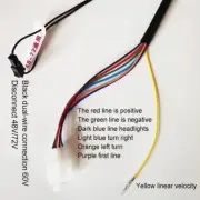 Advanced Colorful LCD Display Panel for 48V72V Electric Bikes and Scooters