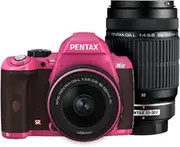 PENTAX DSLR Camera K-r W Zoom Kit Pink/Brown 027 K-rWZK PK/BR027