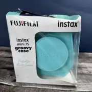 Fujifilm instax mini 7s groovy case Blue Green Mint & Argyle Camera Carry Case