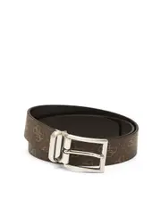 GUESS Men's Brown Vezzola Reversible Dress Belt Size: Small