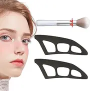 Husoiuy Eyeshadow Guide Tool, Eyeshadow Applicator Tool, Reusable Eyeshadow Assistant Tools, Eyetour Eyeshadow Guide with Brush, Quick Eye Make Up Tool