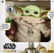 Star Wars The Mandolorian Grogu Baby Yoda The Child 11" Plush Bundle Toy