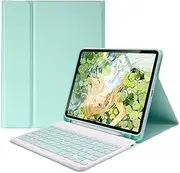 Jarttarn Keyboard Case Compatible with iPad Mini 5/ Mini 4/Mini 3/Mini 2 & 1 7.9 Inch with Keyboard, Detachable Magnetic Keyboard Cover (Mint)