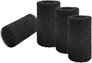Pre-Filter Sponge 4 Pcs, Foam Sponge Roll Compatible Filter Accessories for Aquarium Shrimp Fish Tank 10mm, 20mm