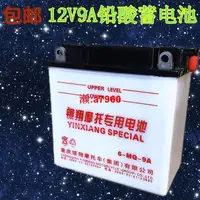 在飛比找露天拍賣優惠-【立減20】 12N9-4B-1三輪車125摩托車水電瓶12