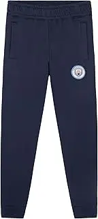[MANCHESTER CITY] FC Tracksuit Bottoms or Boys Hoodie Track Jacket for Teenagers Boys Joggers 7-14 Years Man City Gifts (Navy Joggers, 13-14 Years)