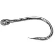 50PCS Fishing Hooks Eyed Sea Fish Hooks High Carbon Steel Circle Hooks EJ