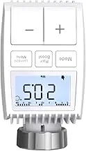 Daseeme ZigBee Radiator Thermostat Heating Temperature Controller ZigBee 3.0 TRV Temperature Control Gauge Thermostatic Radiator Valve Intelnt Mobilephone APP Control Voice Control Compatible with