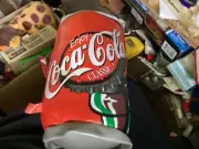 Vintage new with tags plush Coke can 1990s