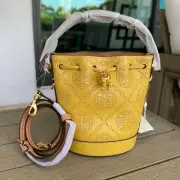 Tory Burch PERFORATED LEATHER MINI BUCKET BAG 88617