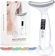 Face Massager with Cooling Modes,Ideal Mothers Day Gift,6 Skin Modes Skin Care Tools with 4 Light Sources, Red Light Therapy with EMS Microcurrent, at-Home Anti Cellulite Massager Face Sculpting Tool,Gifts for Mum