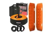 X-BULL 4WD Recovery Kit Snatch Strap Soft shackles Snatch Block Pulley With Recovery tracks Gen2.0 Orange