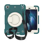 Nevenka iPad Case For iPad Mini 4/5 with 360 Swivel Stand-Blackish Green