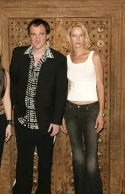 director Quentin Tarantino Uma Thurman at photocall for Kill Bill - Old Photo