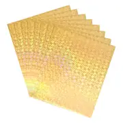 50 Pack Toner Reactive Foil 8.5"x11" A4 Foil Paper for DIY Craft,Golden Gemstone