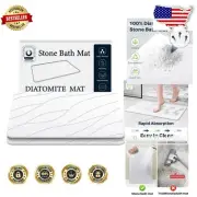 Luxurious Non-Slip Diatomite Bath Mats - Heavy-Duty Quick Dry, 25"L x 16"W