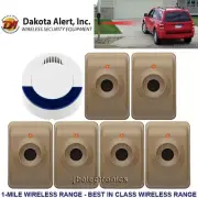 DAKOTA ALERT DCMA-4000 WIRELESS MOTION DRIVEWAY SECURITY ALARM - 6 SENSORS