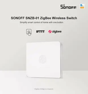 SONOFF SNZB-01 Zigbee無線Mini開關智能家居控制 IFTTT易微聯