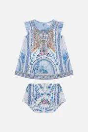 BABIES TOP AND BLOOMER SET WITH TRIM SEASON OF THE SIREN