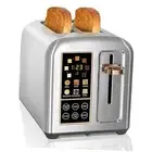 Toaster 2 Slice, Stainless Toaster LCD Display&Touch Buttons, 50% Faster