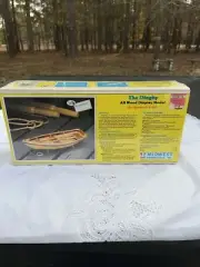 The Dinghy All Wood Display Model Kit Vintage Still Sealed Midwest Products Co.