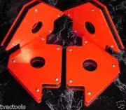 4pc MAGNETIC WELDING HOLDER Arrow weld clamp hold big 6 inch hands free 3 angle