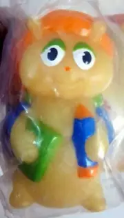 Vintage Wendy’s Glo Friends Playskool Finger Puppet School Book Worm SEALED