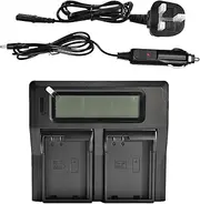 DSTE 1.5A Fast Charging Dual Battery Charger Compatible for Nikon EN-EL15 ENEL15 1 V1 Z6 Z7 D600 D610 D750 D800 D800E D810A D7000 D7100 D7200,Nikon Battery Grip MB-D11 MB-D12 MB-D15 MB-D17 as MH-25