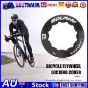 MTB Bike Flywheel Lock Covers Cassette Locking Ring Tools (Black) AU