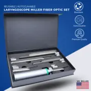 Laryngoscope Miller Blade Set EMT Anesthesia Reusable