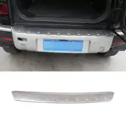 S.Stainless Rear Bumper Sill Protector Trim Cover For Land Rover Defender 90 110